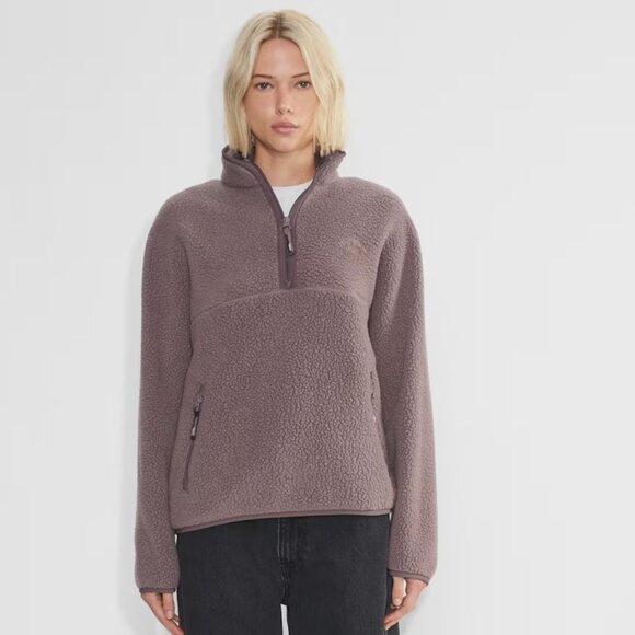 Aritzia Tops - Aritzia Polartec® Thermal Pro™ 1/2 Zip Sweater in Smoked Eggplant